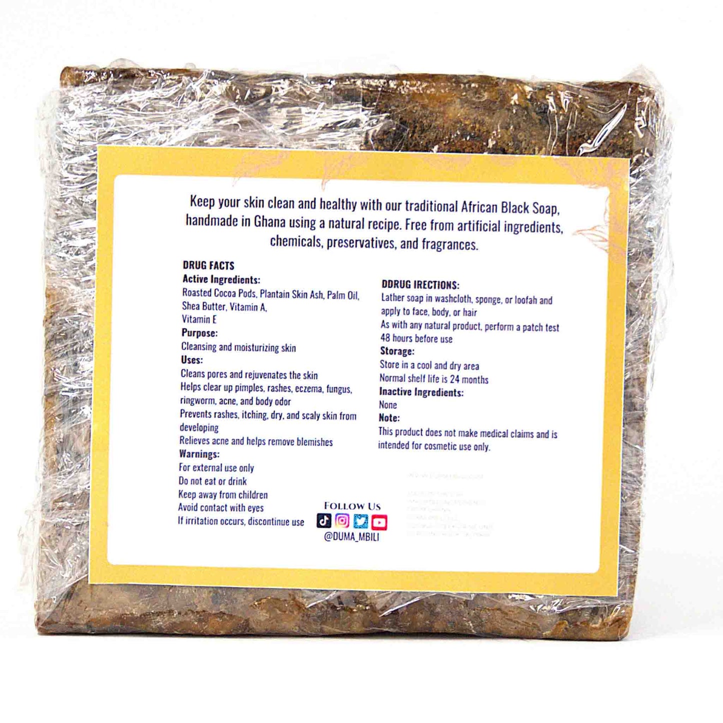 Authentic African Black Soap