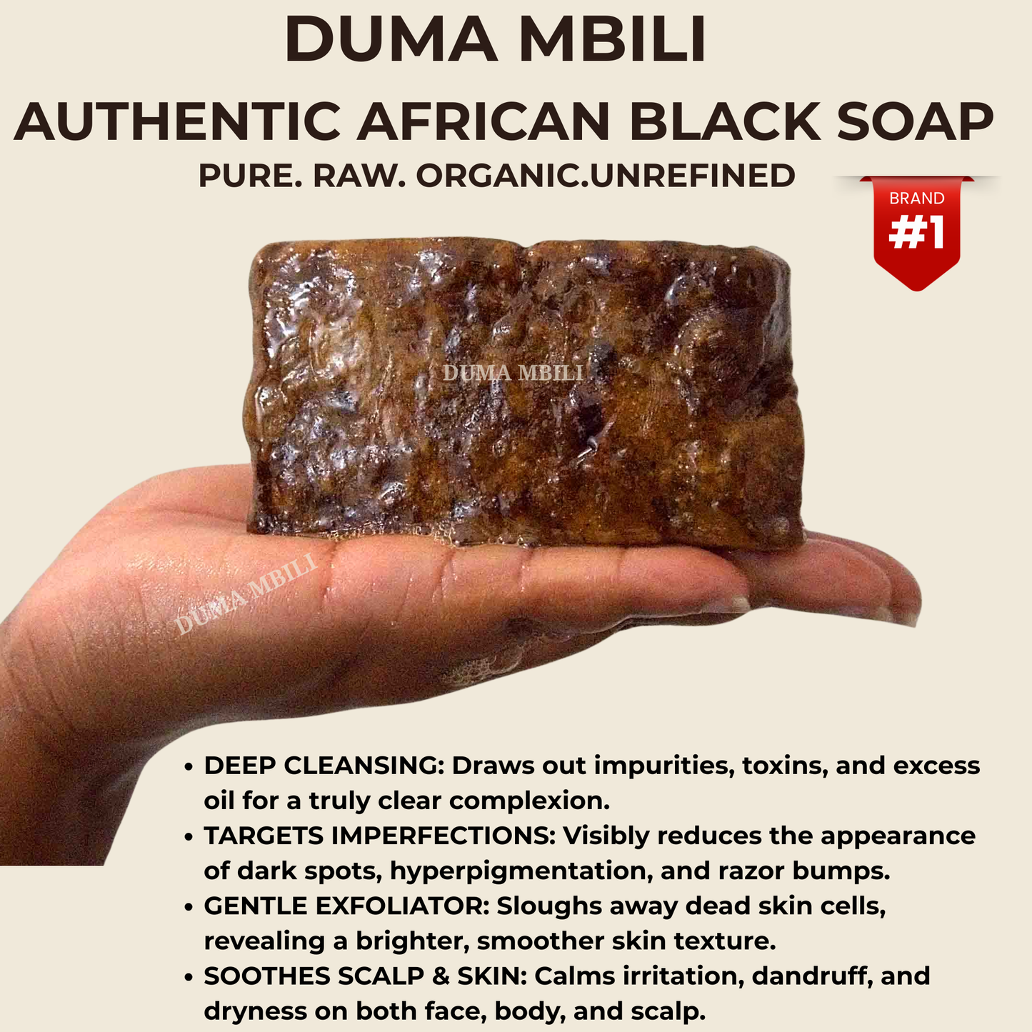 Authentic African Black Soap